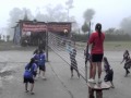 Womens volleyball match during janaipurnima mela 2011 at shikha