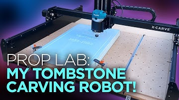 Carving Halloween Tombstones with a Robot?!