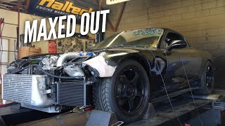 We MAXED out the TURBO on the 3 Rotor RX-7  More Torque than most LS engines