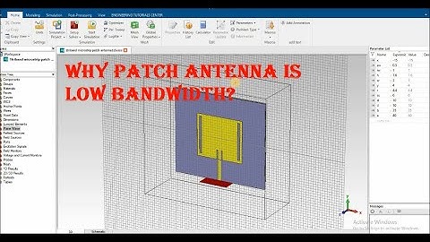 why patch antennas have low bandwidth in hfss how to improve bandwidth of antenna in cst