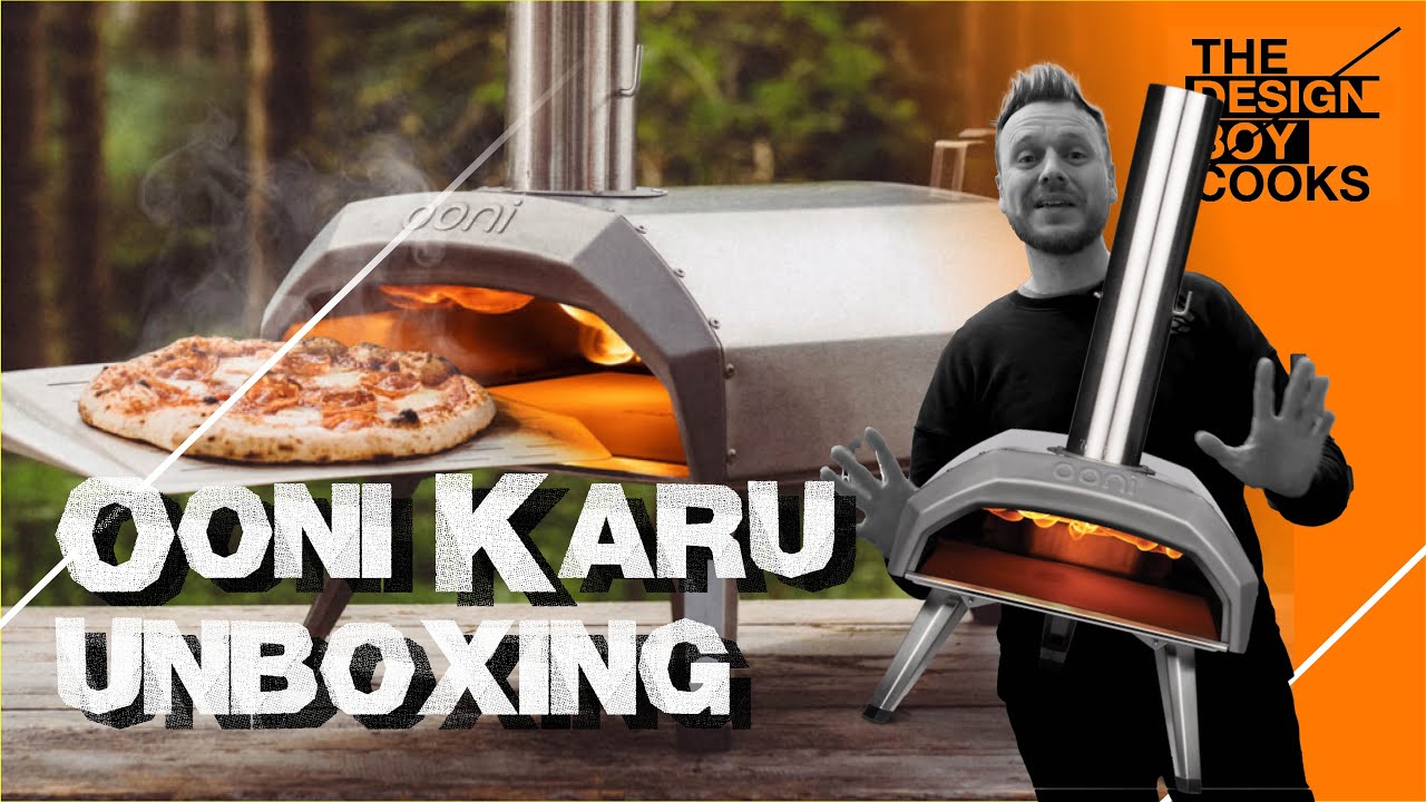 Ooni Karu 12 Multi-Fuel Pizza Oven unboxing & setup 