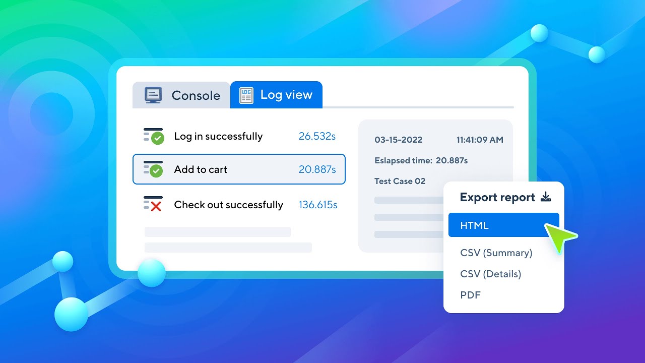 Chapter 3.2: Exporting Test Reports in CSV and PDF Formats - YouTube