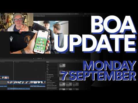 Weekly Update - Monday 7 September