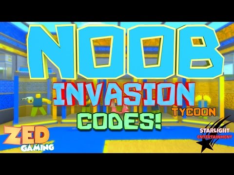 Noob Invasion Tycoon Codes Video Official Youtube - mars invasion roblox code