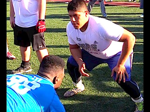 OL Michael Eletise '16 : Kaiser ( Honolulu, HI) B2G BattleField UTR Spotlight