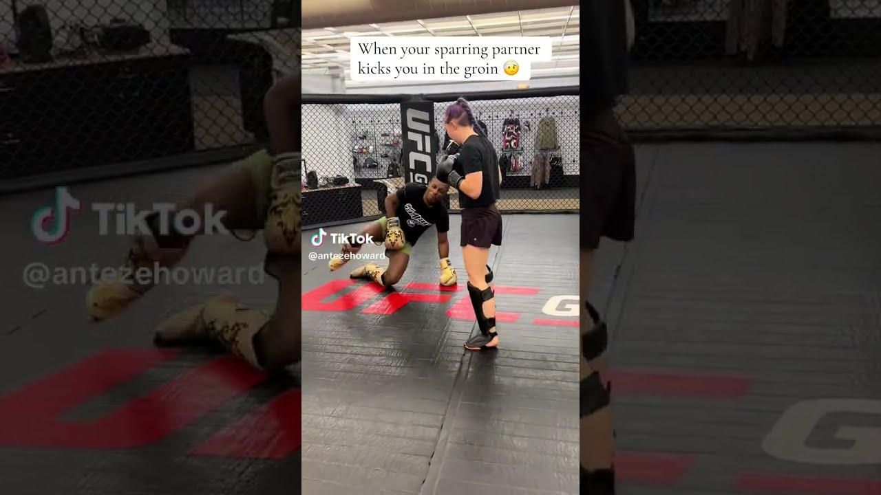 When Your Female Sparring Partner Kicks You In The Nuts Funny Womensselfdefense Again