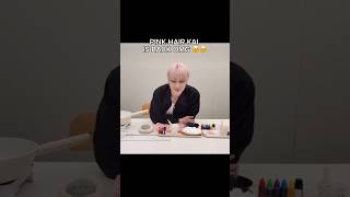 PINK HAIR KAI 😭😭💗💗💗 #hueningkai #txt #pinkhair