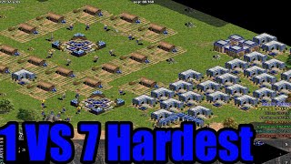 Age of Empires   1 Hittite Vs 7 Hardest Computer (Ramdom Map) Gameplay