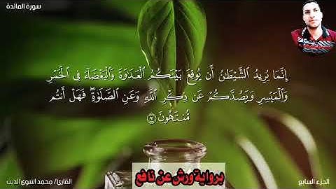 ربع(لتجدن اشد الناس عداوة) سورة المائدة برواية ورش عن نافع ضمن ختمة الأرباع المرتلة ♥️ shortes#