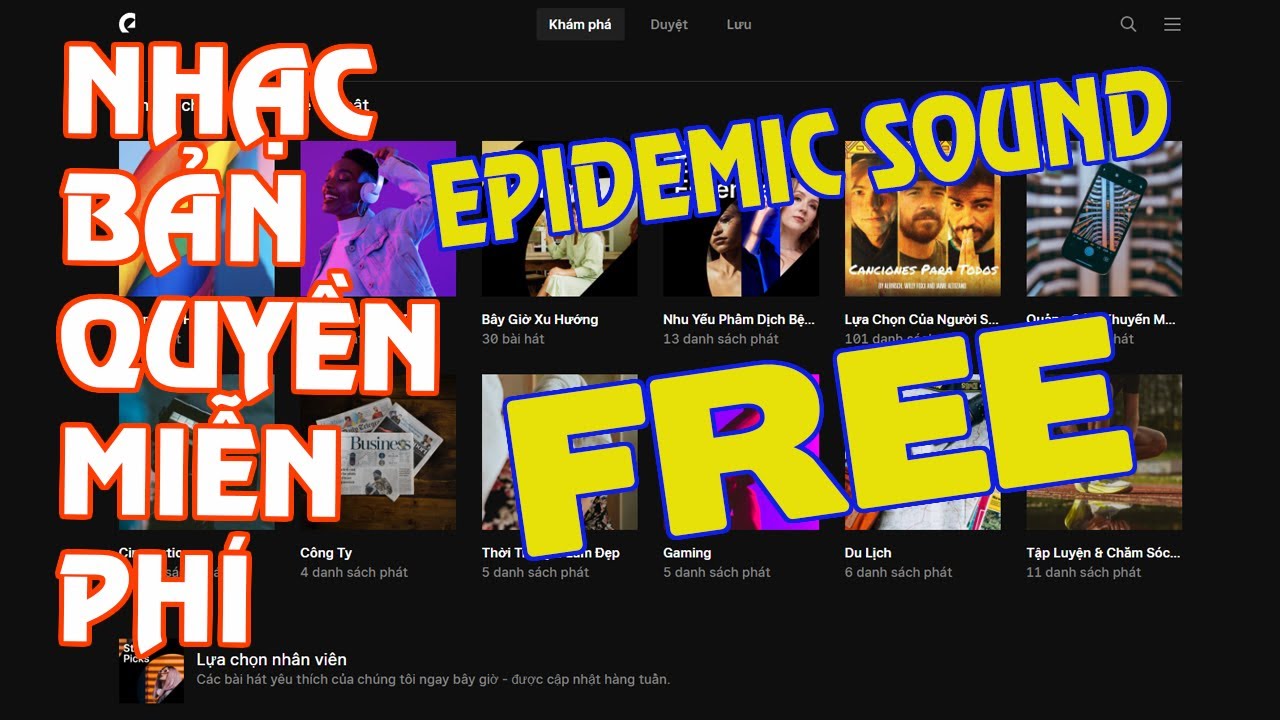 Hướng Dẫn Cách Sử Dụng Nhạc Bản Quyền Miễn Phí Trên Epidemicsound | epidemic sound free | Bao quát những kiến thức liên quan tải nhạc âu mỹ miễn phí mới cập nhật