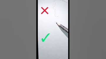 How to draw perfect side view face ? #tutorial #shorts #face #art
