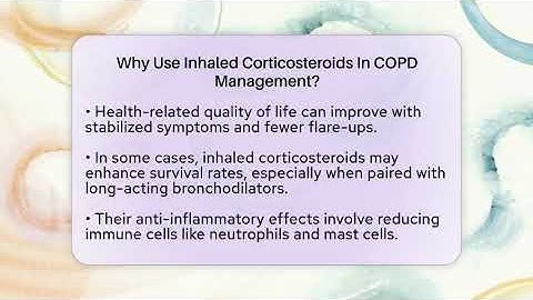 Why Use Inhaled Corticosteroids In COPD Management? - COPD Care Collective