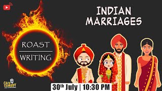 Roast Writing : Indian Marriages | Cafe Comedy Team | Amit Khuva - YouTube Live Stream