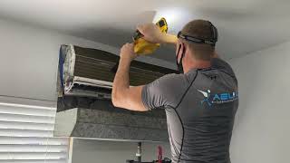 Deep cleaning of air conditioners by professional technicians in Guam