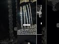 Hip Hop Fashion Cross Necklace Tennis Chain and Bracelet Jewelry Collection 2025  #hiphopaccessories