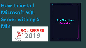 Install Microsoft SQL Server within 5 Min..