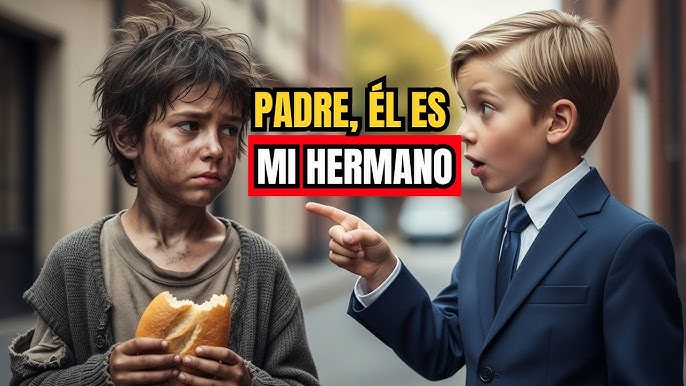 NIÑO POBRE AYUDA A UNA NIÑA RICA PERDIDA CON UN POCO DE AGUA... SIN SABER QUE ERA SU HERMANA… - YouTube