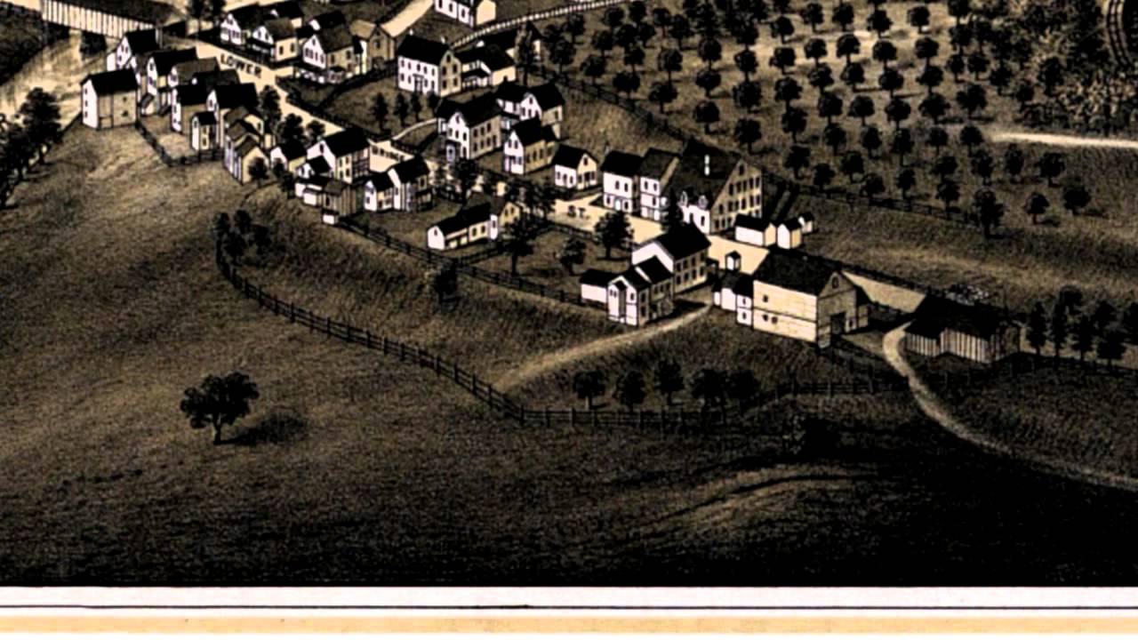 Hinsdale New Hampshire 1886 Panoramic Bird's Eye View Map 7015 YouTube
