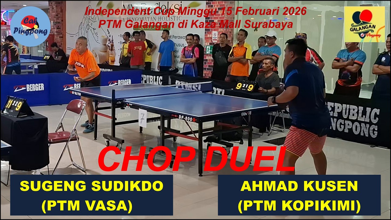 DUEL CHOP, AHMAD KUSEN (PTM KOPIKIMI) vs SUGENG SUDIKDO (PTM VASA), Independent Cup Divisi 6+