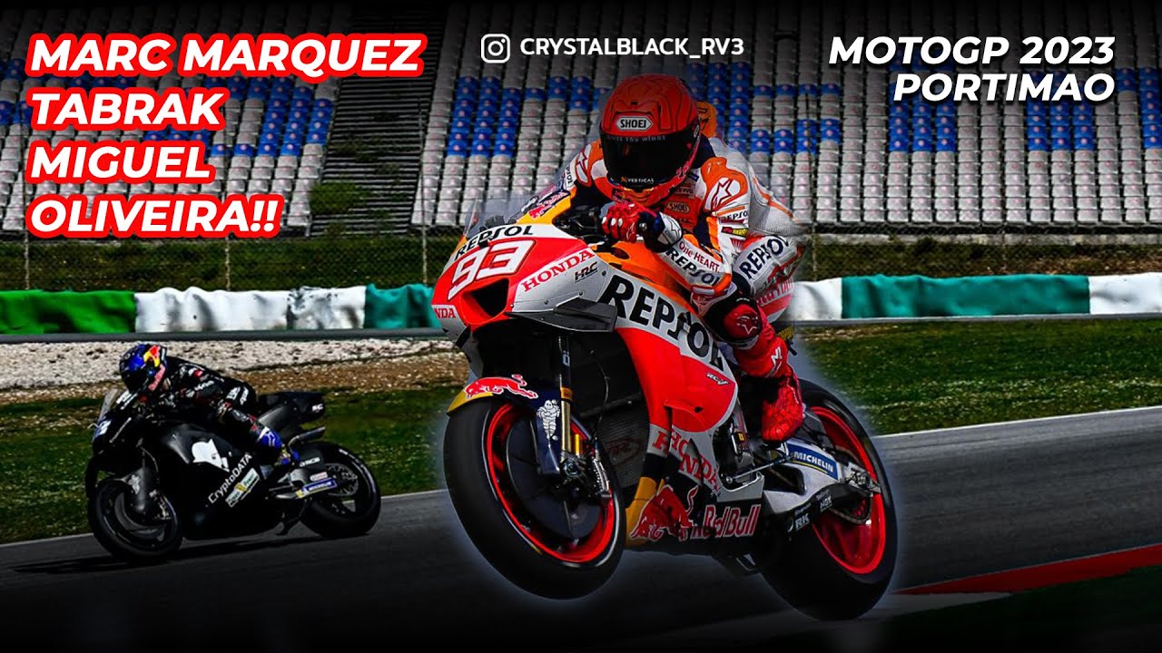 MARC MARQUEZ BIKIN ULAH DI RACE MOTOGP PORTUGAL SRUDUK MIGUEL OLIVEIRA ...