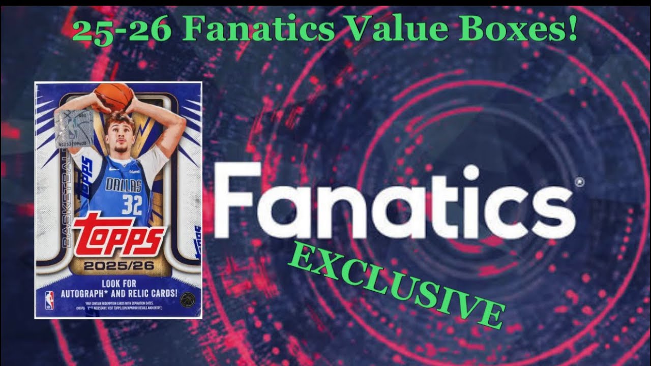 2025-26 Topps Flagship Fanatics Exclusive Value Boxes!  Comparing these to the regular version…