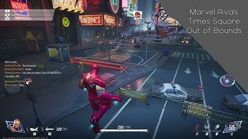 Marvel Rivals Times Square out of bounds guide