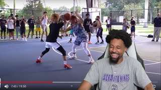 THIS WAS COMEDY! TikTokers Wanted TO FIGHT! *5v5 Basketball Reaction*