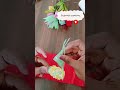 Amazing easy flower making with paper/crepe paper flower making/#paperflower #Prishanthicreations