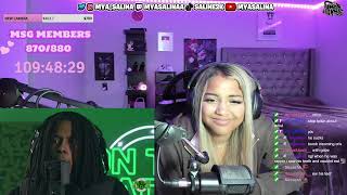 Mya Salina REACTS to The Sha Gz "On The Radar" Freestyle (Part 2) (prod by @083Chee)