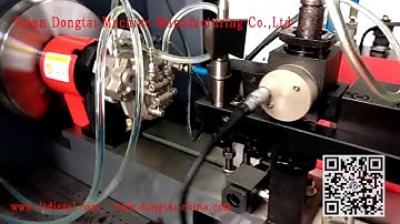 CR918 common rail test bench ,piezo injector test video