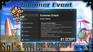 [BEECON HUB] Sol's RNG THE BEST Script (SUMMER FEATURES - V2 UPDATE) | *PASTEBIN*