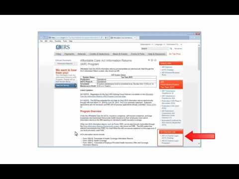 ACA Filer - Test Files - IRS AIR Format