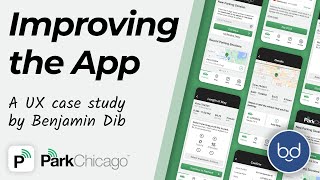Improving the App: ParkChicago - UX Case Study by Benjamin Dib screenshot 1