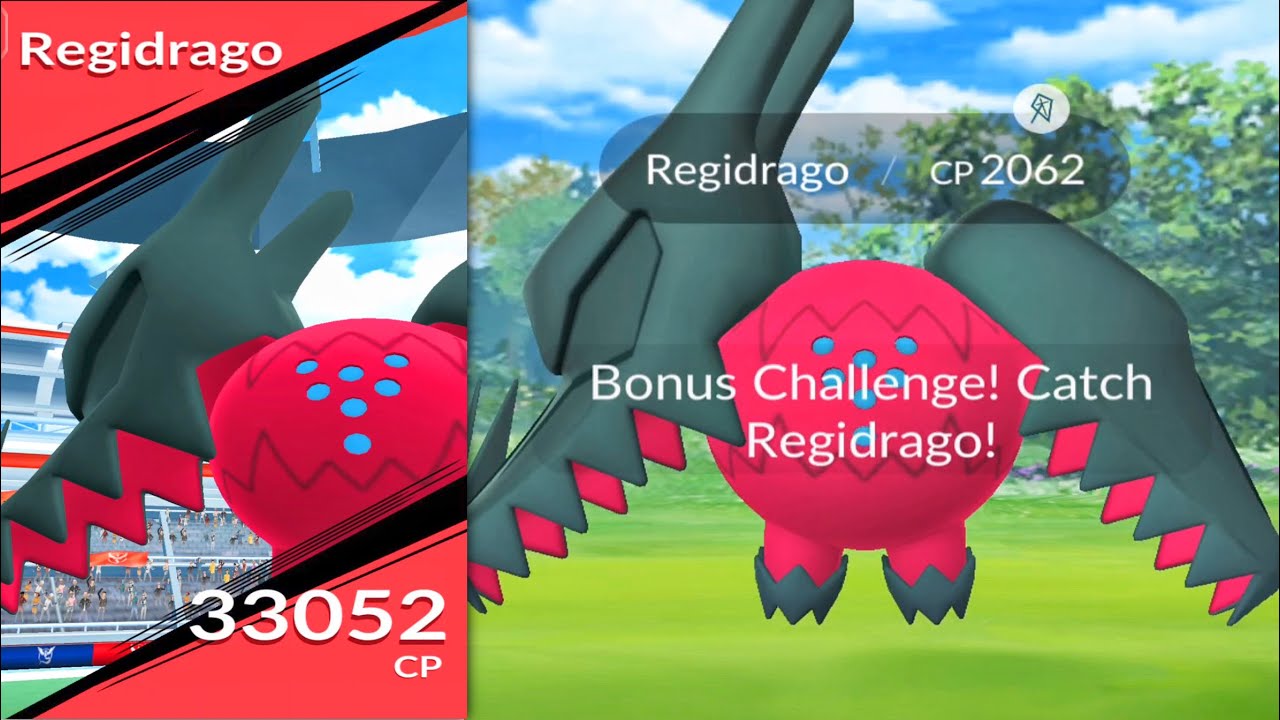 Newly discovered Legendary Pokémon Regidrago