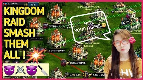 KINGDOM RAID (Speed Hit Farms)😈🔥| KING OF AVALON