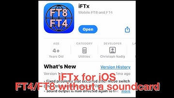 FT8 with no soundcard? On an iPhone? YEP!