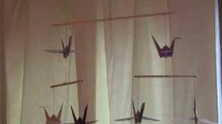Origami 6 Crane Mobile Stress Relief Meditation
