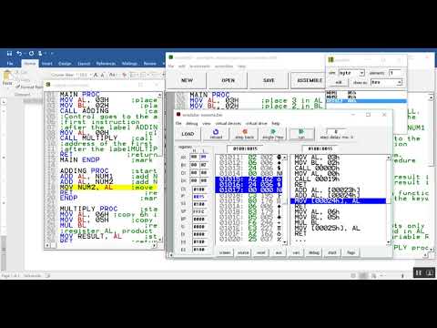Assembly Language Program - Procedures
