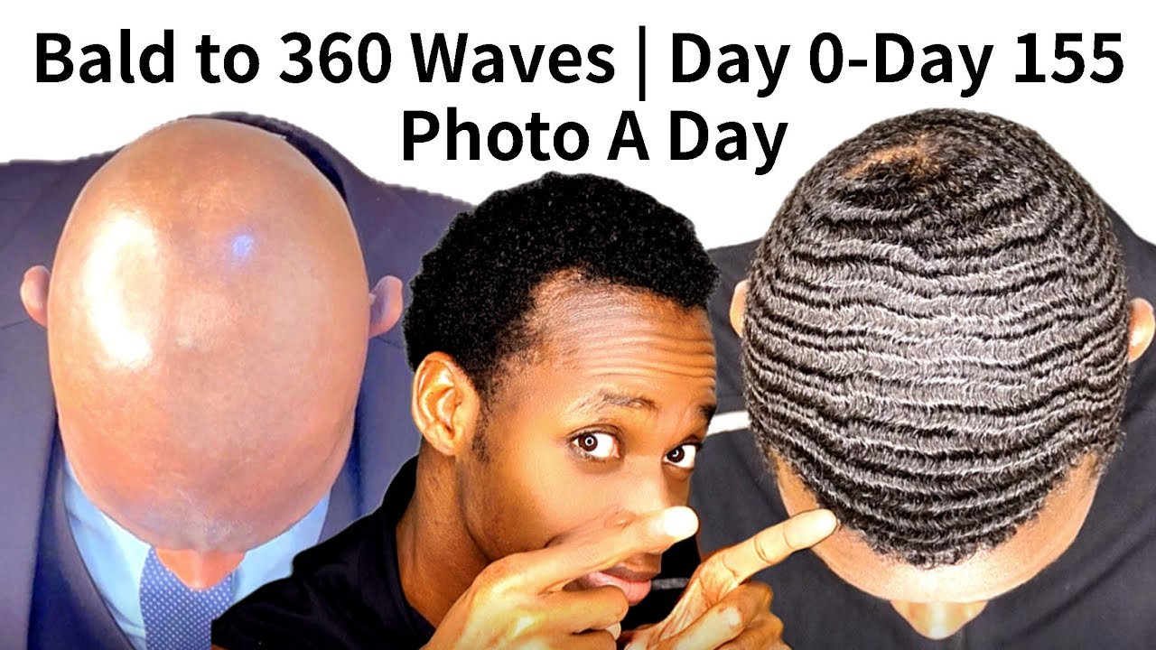 😱😱360 Waves: How To Fix A Bald Spot In Your Hair (Crown) COARSE