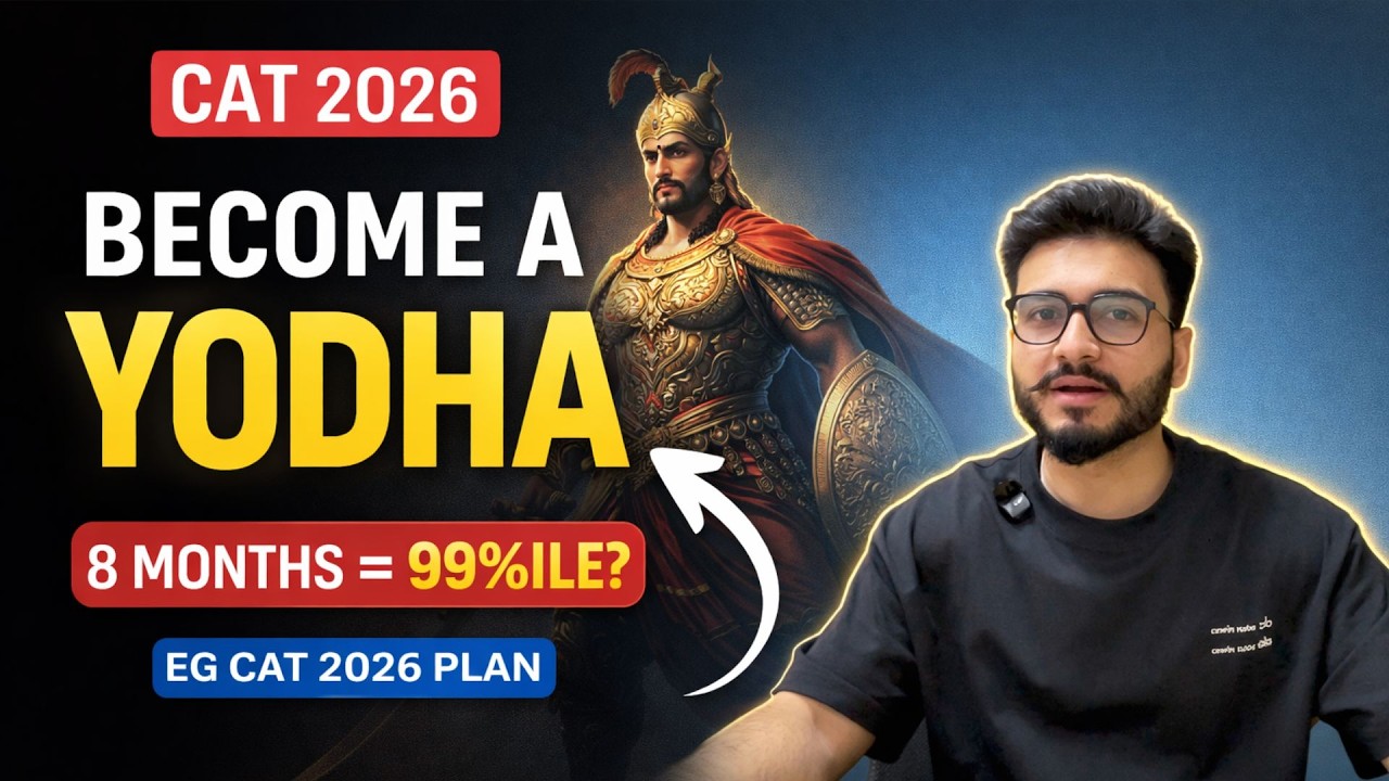 Starting CAT 2026 preparation from April? Complete 8 Month Strategy (0 ...