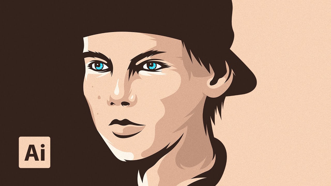 How To Make Vector Portrait Illustration From Raster Image - Adobe ...