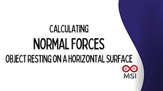 Grade 12| PHYSICS | Normal Force | Object Resting on a Horizontal Surface