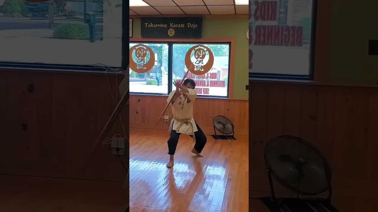 Check Out These Clips Of The Sai & Bo Katas By Hanshi Takamine