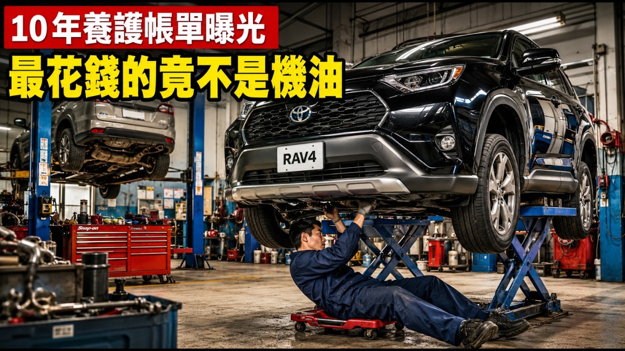 「20年修車佬深度拆解」日系車10年養護帳單曝光:最花錢的竟不是機油,而是它? 縮圖