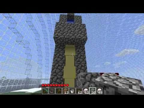 Stick Piston Elevator using Wireless Redstone