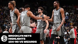 Brooklyn Nets Highlights vs. Washington Wizards | 10\/25\/21