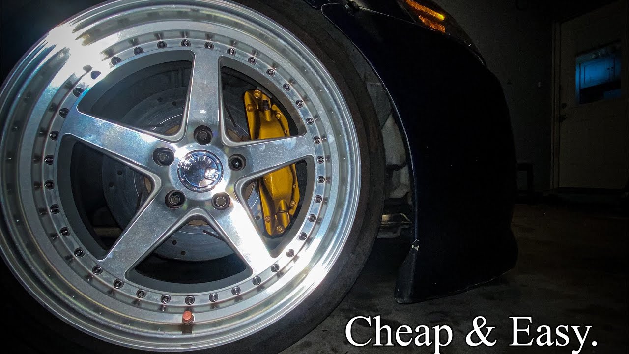 How to paint your calipers Acura TL YouTube