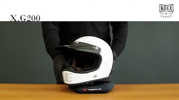 How to remove the peak on the NEXX X.G200 helmet