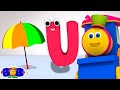 Letter U Song, Sounds & Letters, Learning Alphabets with Bob The Train