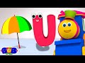 Letter U Song, Sounds & Letters, Learning Alphabets with Bob The Train